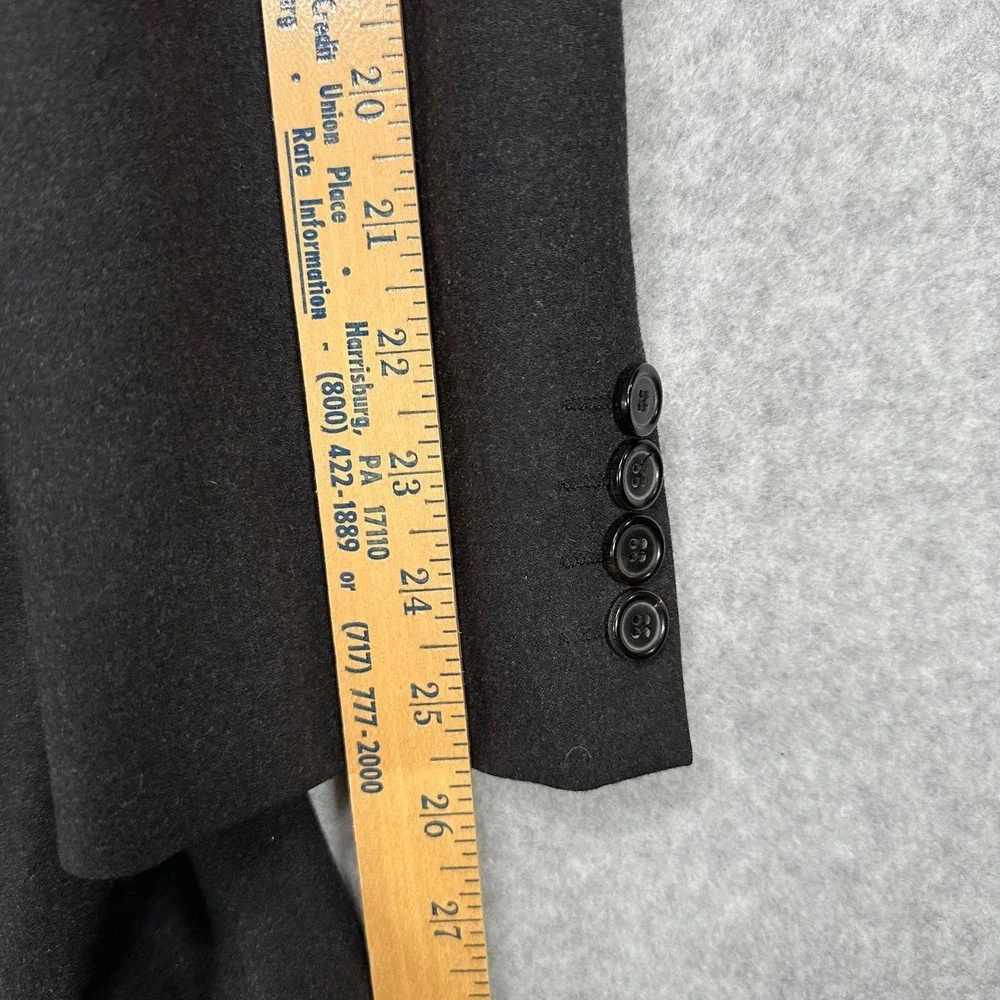 Hugo Boss Flynn Vegas Mens Wool Blend Suit Jacket Size 50 Pants Charcoal Formal